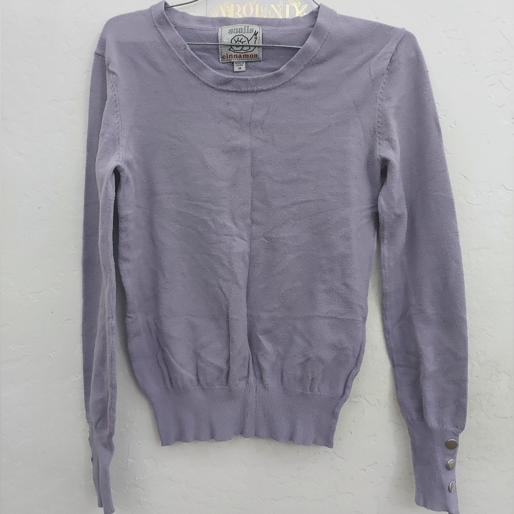Snails Cinnamon Lavender Sweater